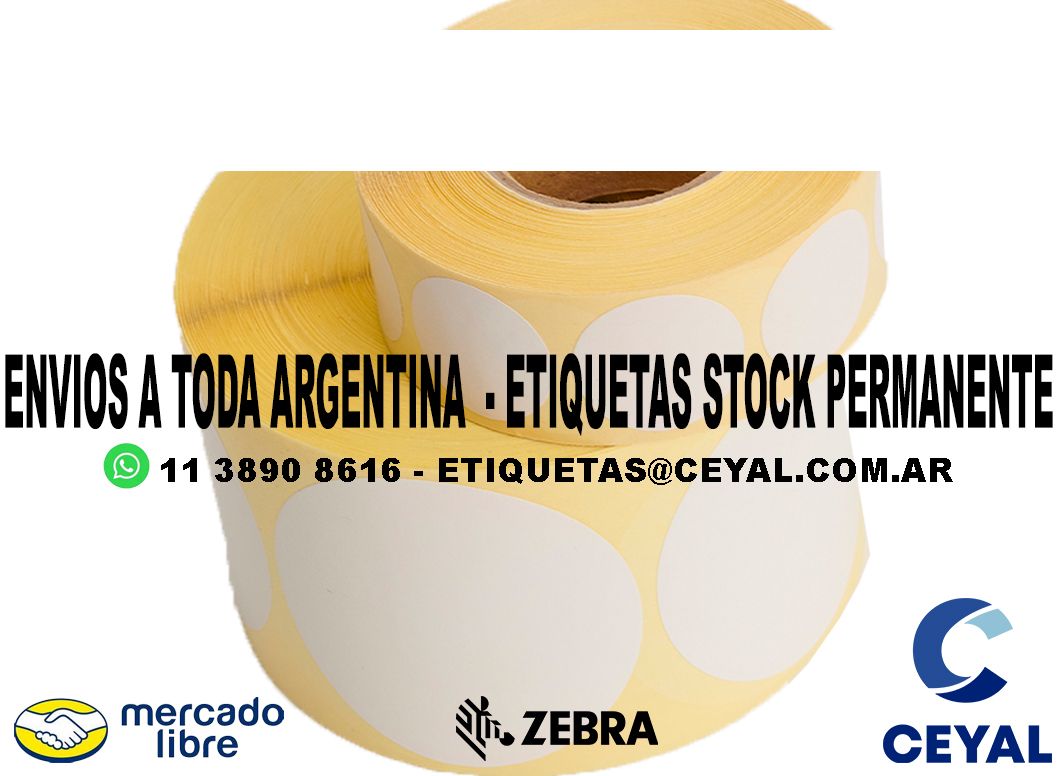 129 ETIQUETAS PAPEL TERMICO 65 x 63 X5000 UNIDADES