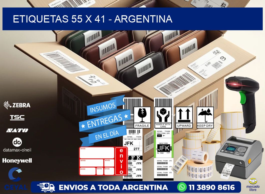 ETIQUETAS 55 x 41 - ARGENTINA