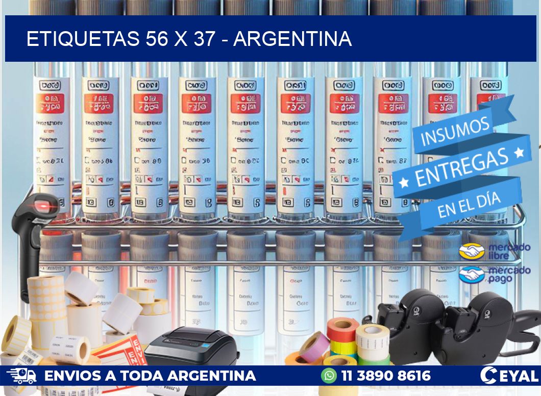 ETIQUETAS 56 x 37 - ARGENTINA