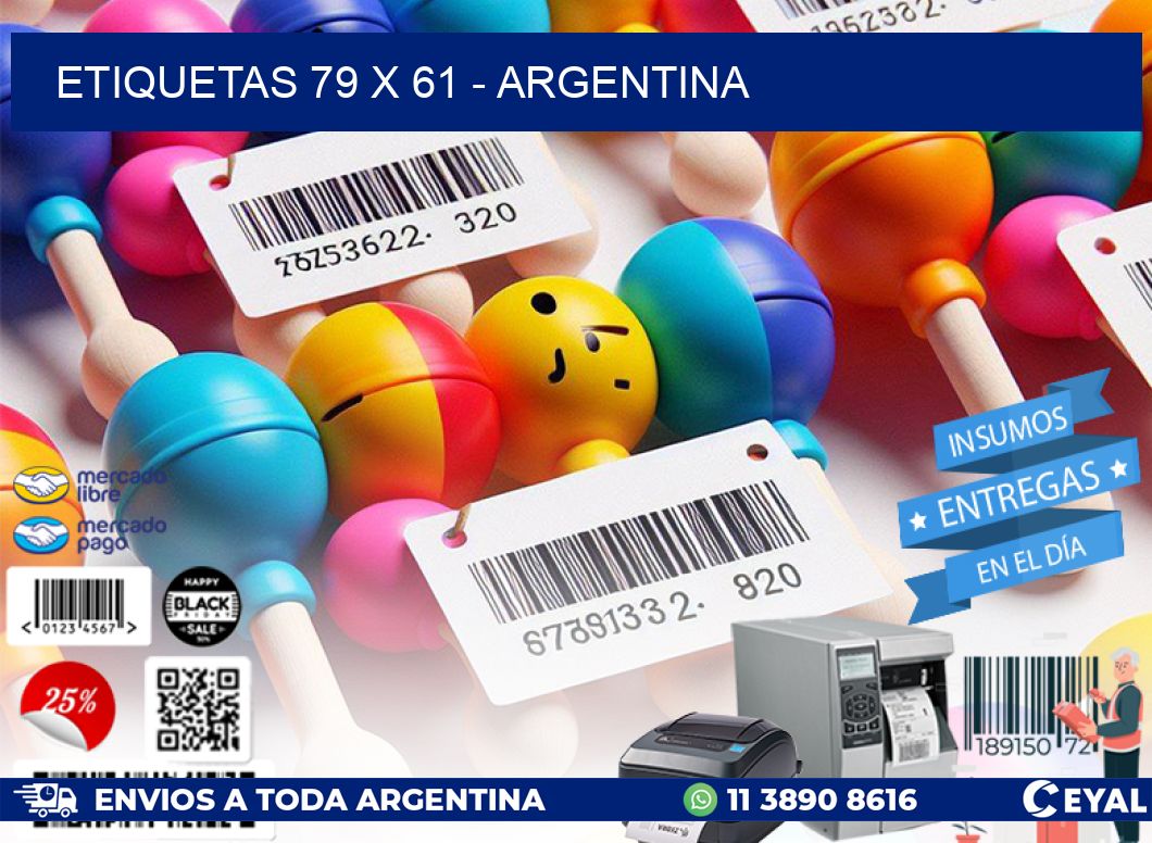 ETIQUETAS 79 x 61 - ARGENTINA