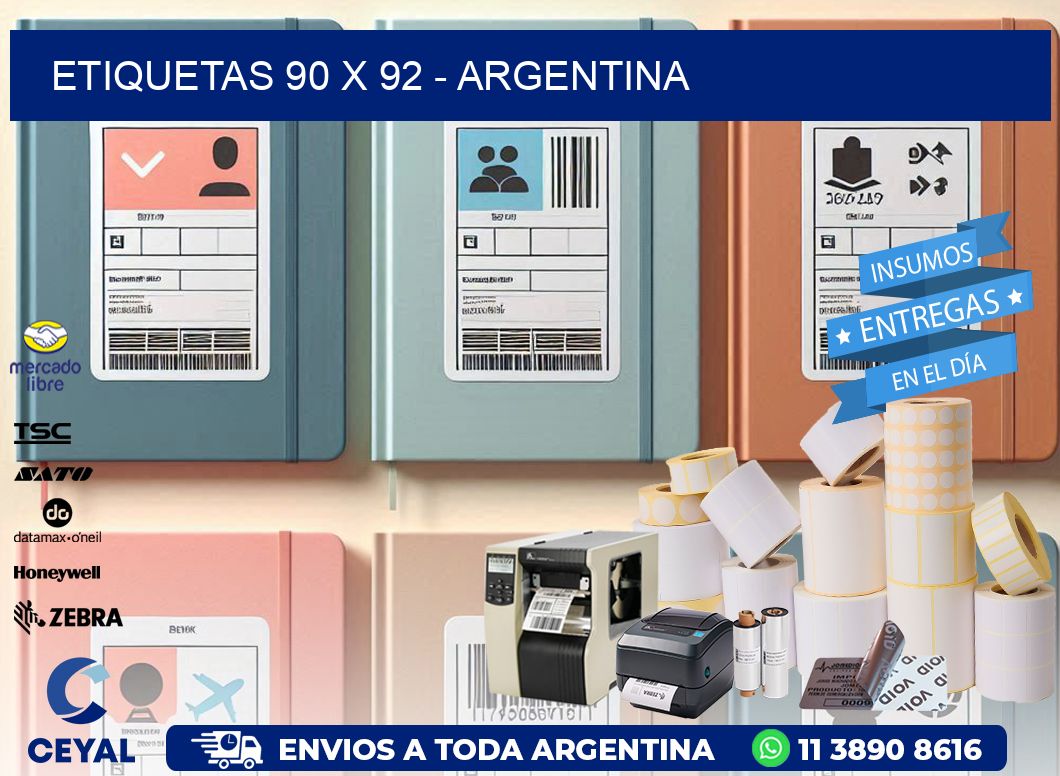 ETIQUETAS 90 x 92 - ARGENTINA