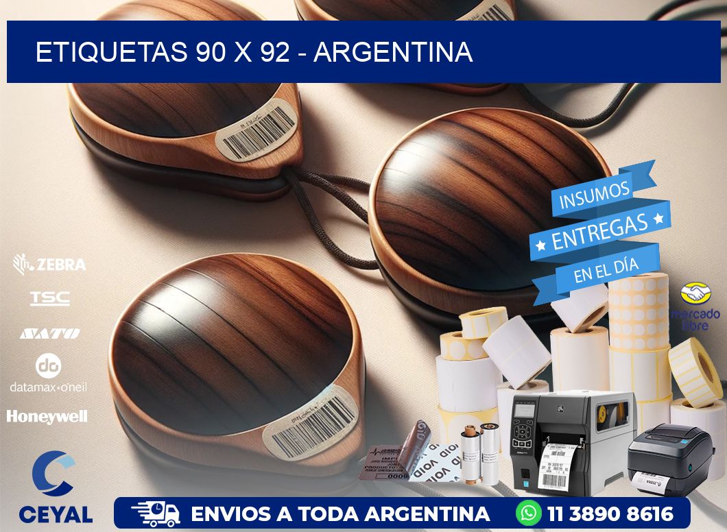 ETIQUETAS 90 x 92 - ARGENTINA