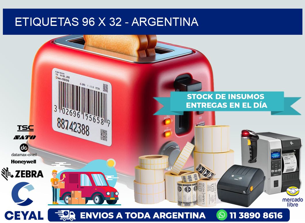 ETIQUETAS 96 x 32 – ARGENTINA