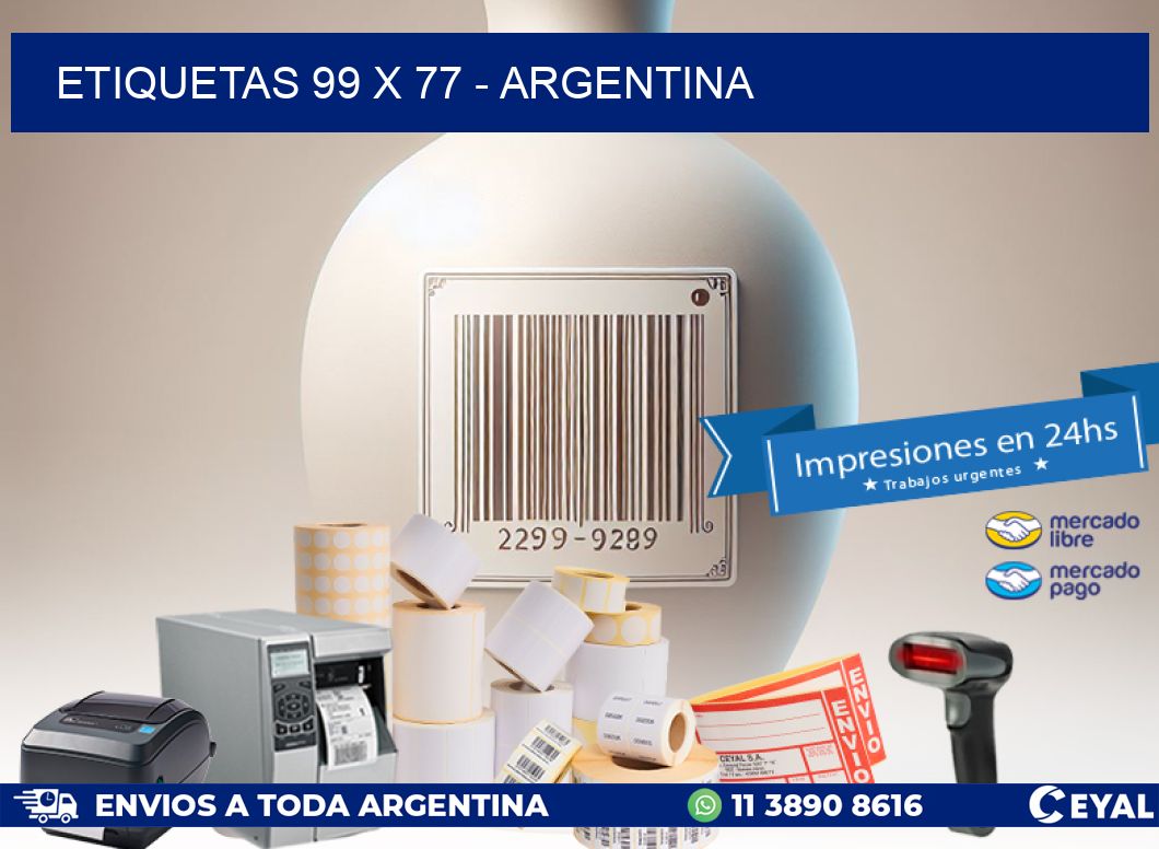 ETIQUETAS 99 x 77 - ARGENTINA