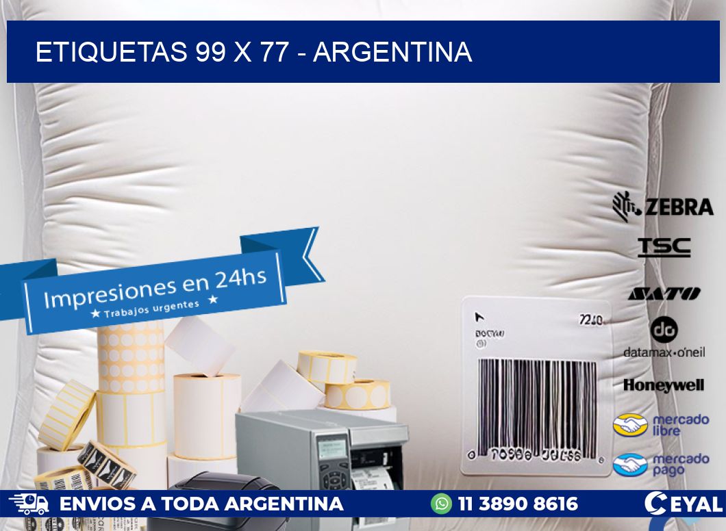 ETIQUETAS 99 x 77 - ARGENTINA