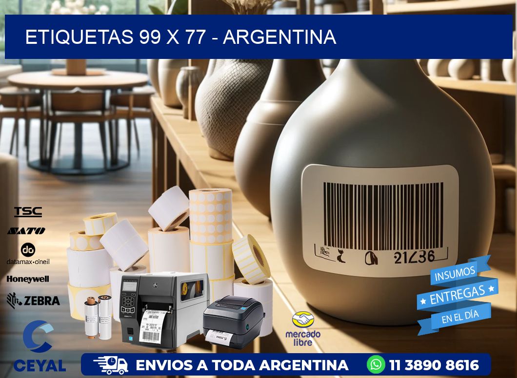 ETIQUETAS 99 x 77 - ARGENTINA