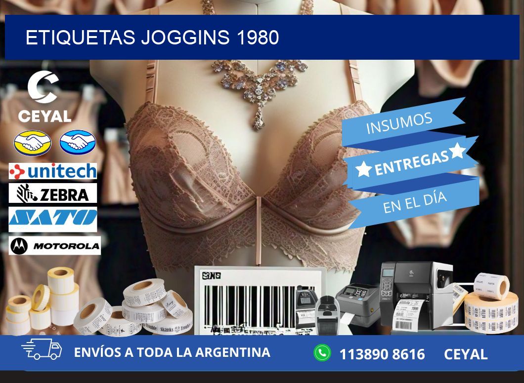 ETIQUETAS JOGGINS 1980