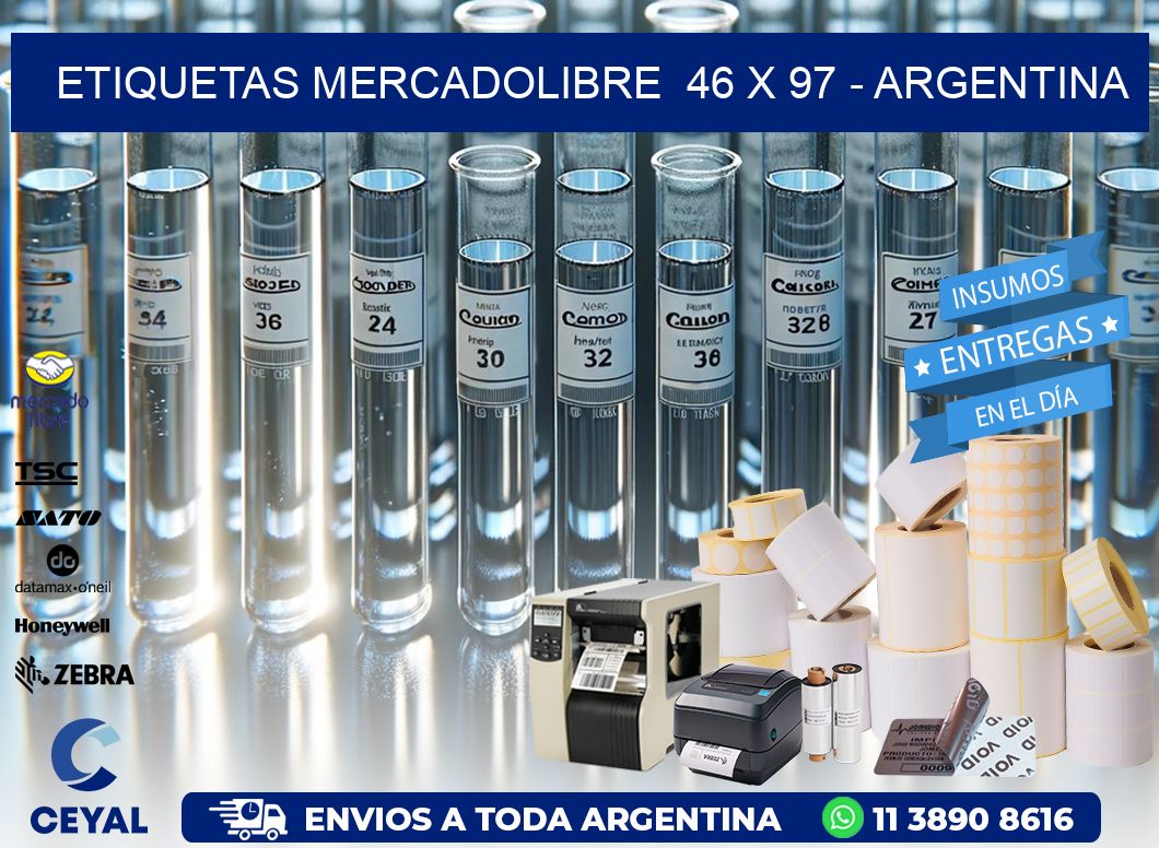 ETIQUETAS MERCADOLIBRE  46 x 97 – ARGENTINA