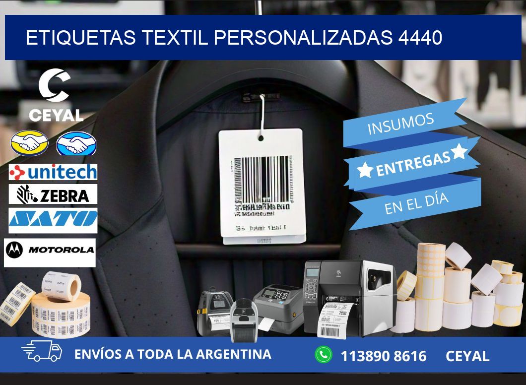 ETIQUETAS TEXTIL PERSONALIZADAS 4440