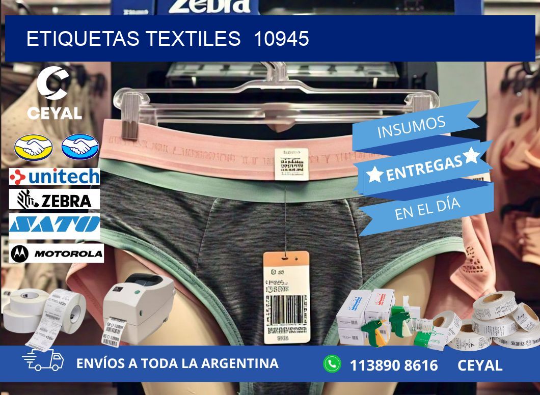 ETIQUETAS TEXTILES  10945