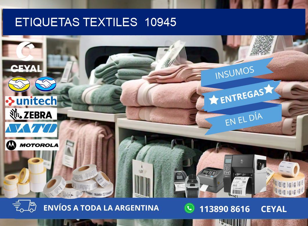 ETIQUETAS TEXTILES  10945