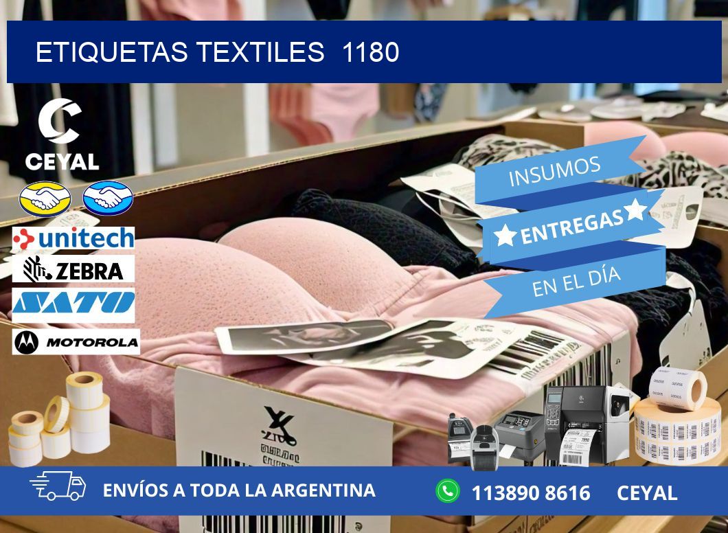 ETIQUETAS TEXTILES  1180