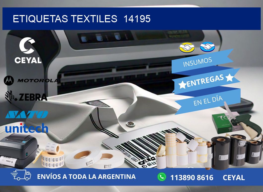 ETIQUETAS TEXTILES  14195