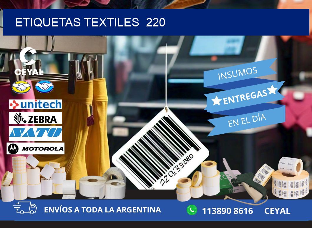 ETIQUETAS TEXTILES  220