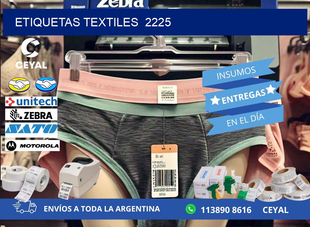 ETIQUETAS TEXTILES  2225