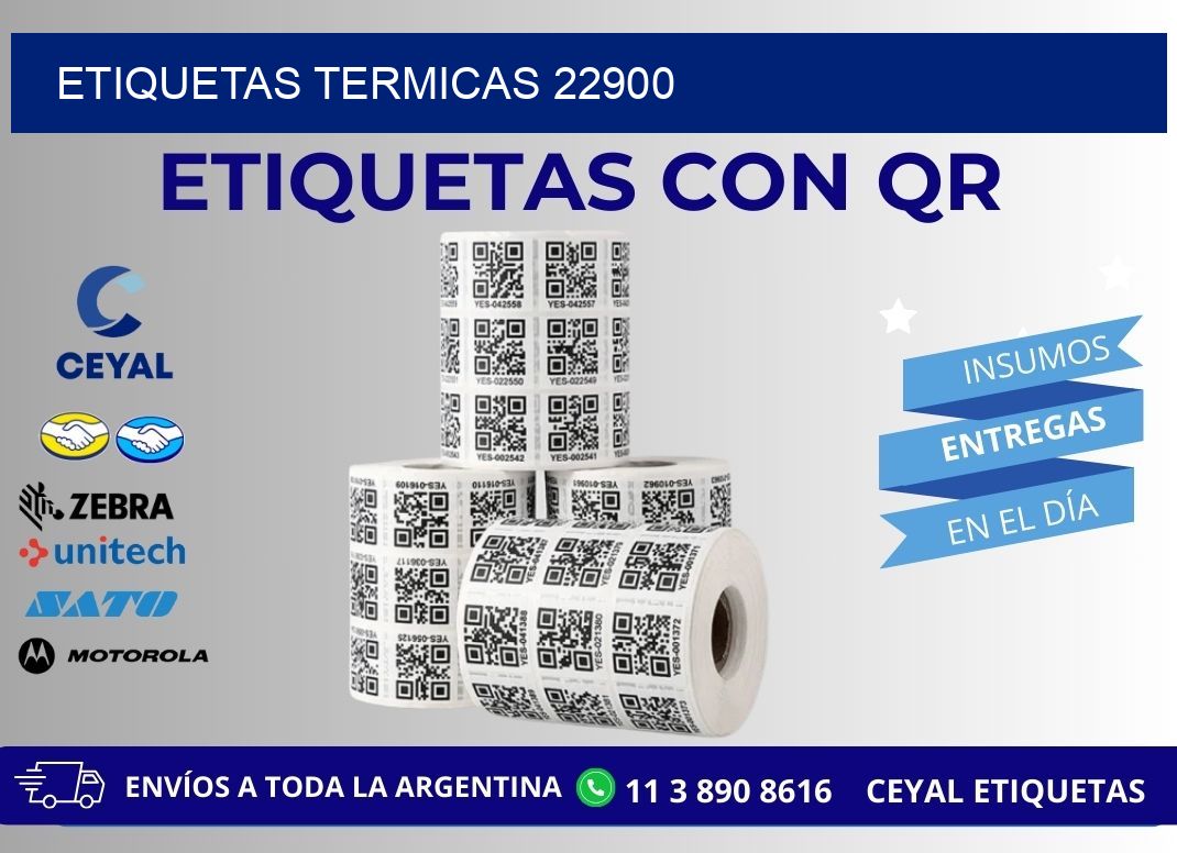 ETIQUETAS TERMICAS 22900