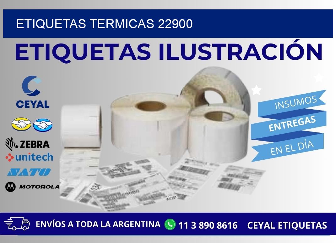 ETIQUETAS TERMICAS 22900