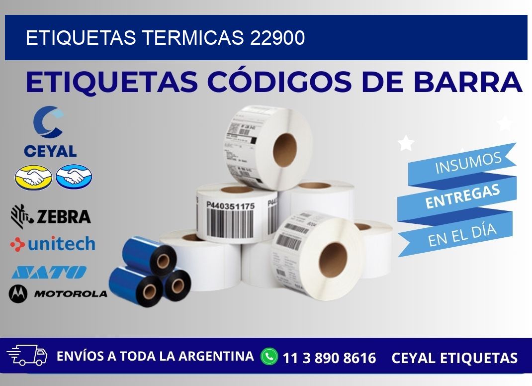 ETIQUETAS TERMICAS 22900