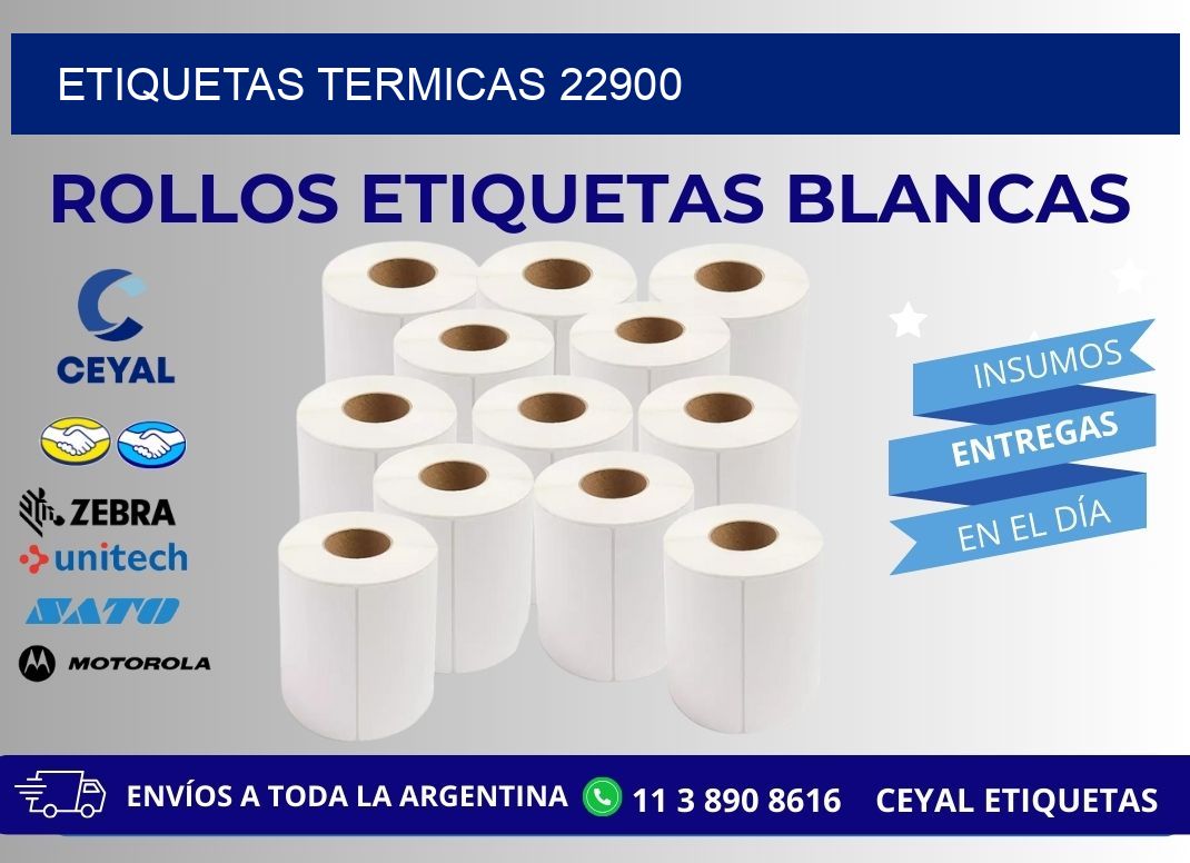 ETIQUETAS TERMICAS 22900