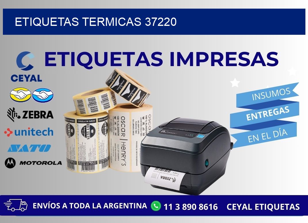 ETIQUETAS TERMICAS 37220