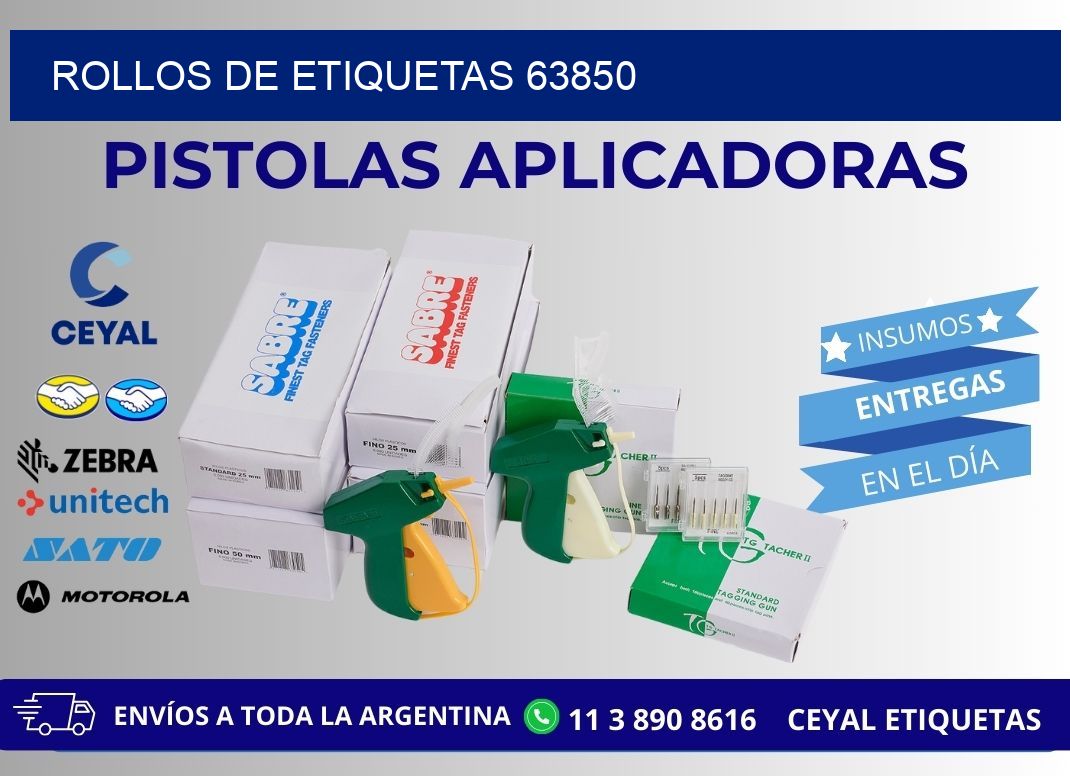 ROLLOS DE ETIQUETAS 63850