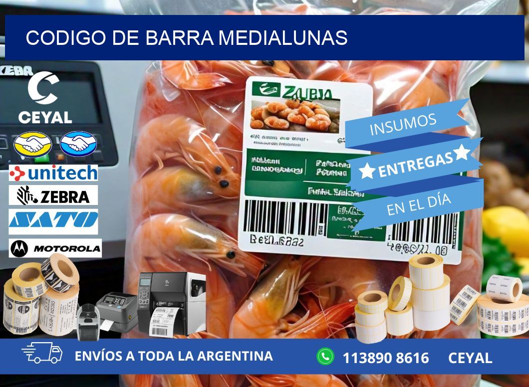 codigo de barra MEDIALUNAS