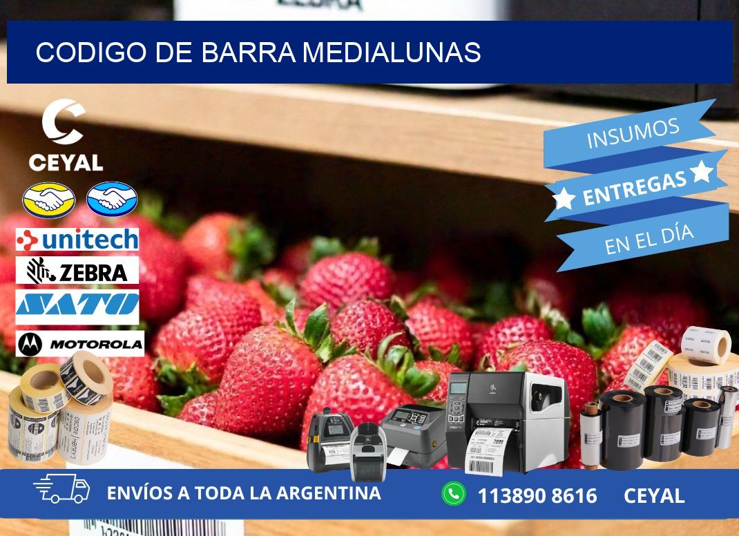 codigo de barra MEDIALUNAS