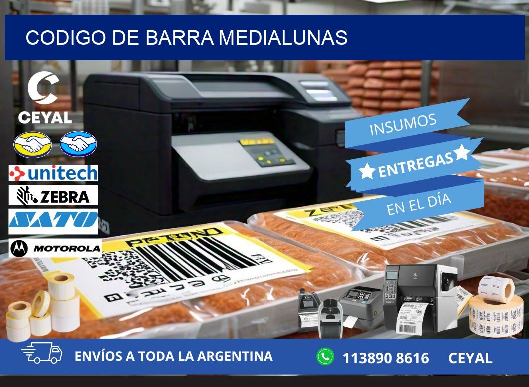 codigo de barra MEDIALUNAS