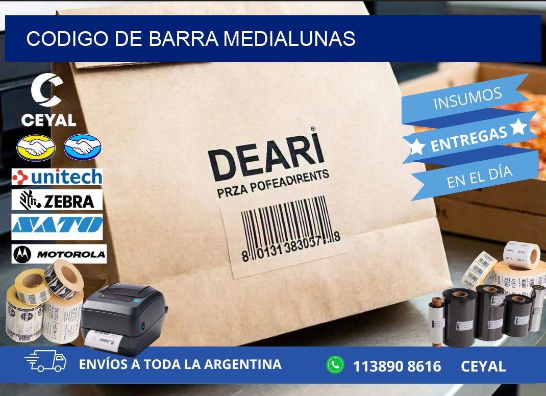 codigo de barra MEDIALUNAS