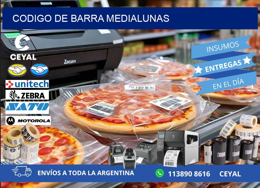 codigo de barra MEDIALUNAS