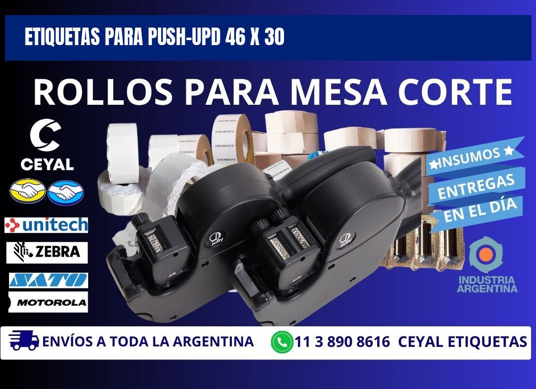 ETIQUETAS PARA PUSH-UPD 46 x 30