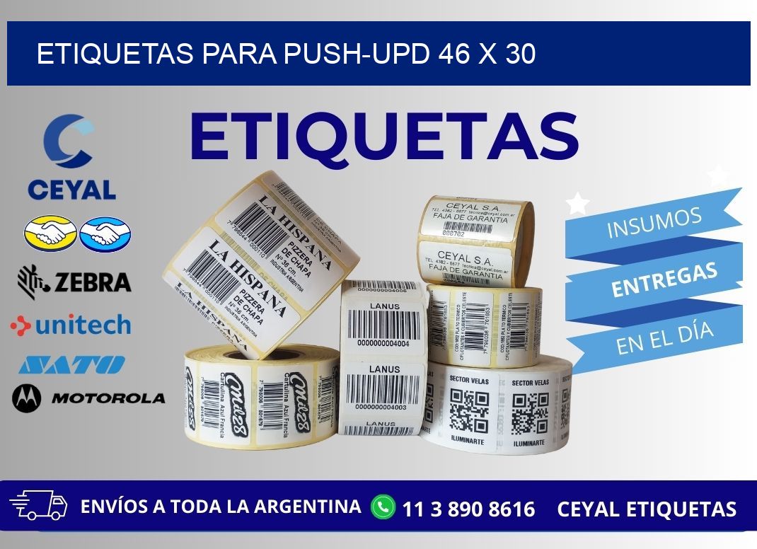 ETIQUETAS PARA PUSH-UPD 46 x 30