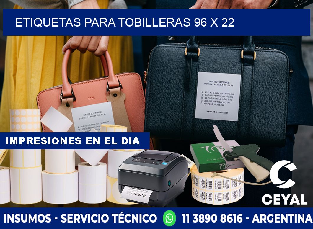 ETIQUETAS PARA TOBILLERAS 96 x 22