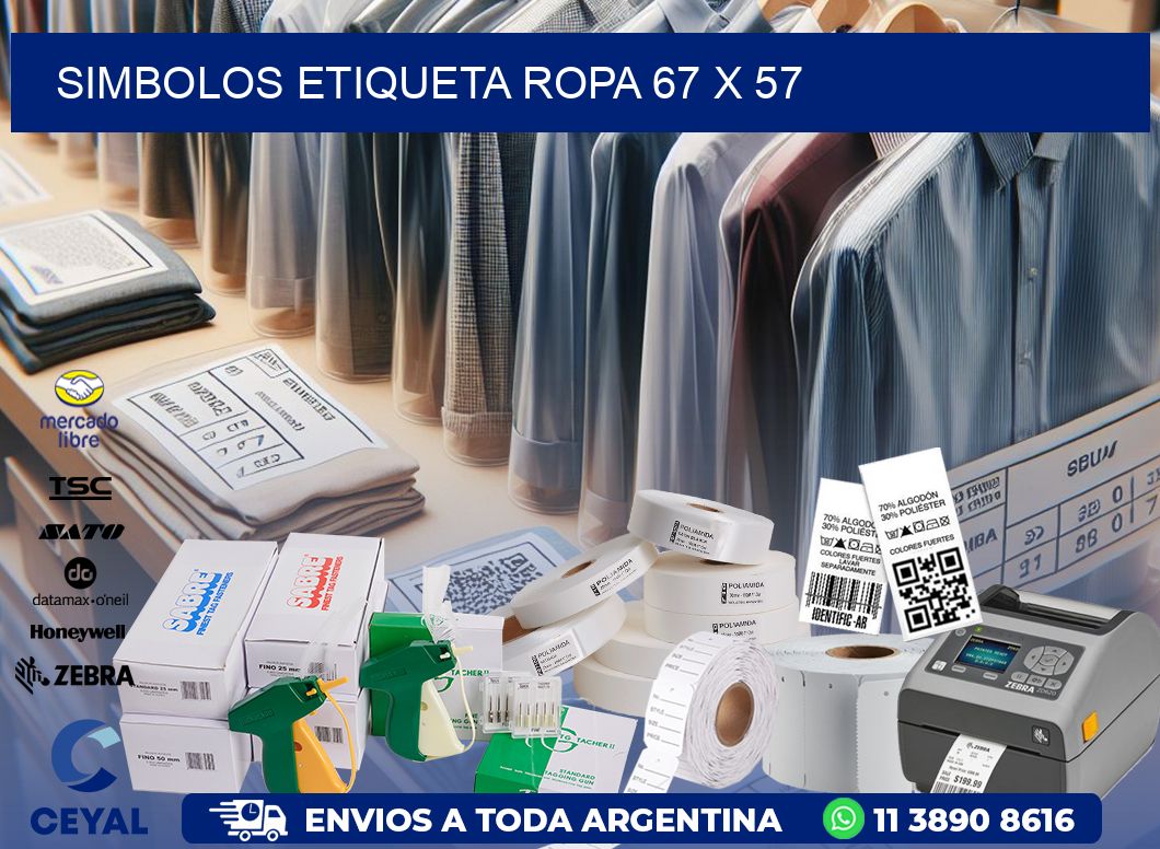 SIMBOLOS ETIQUETA ROPA 67 x 57