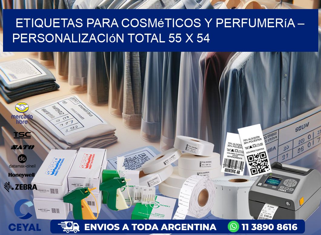 Etiquetas para Cosméticos y Perfumería – Personalización Total 55 x 54