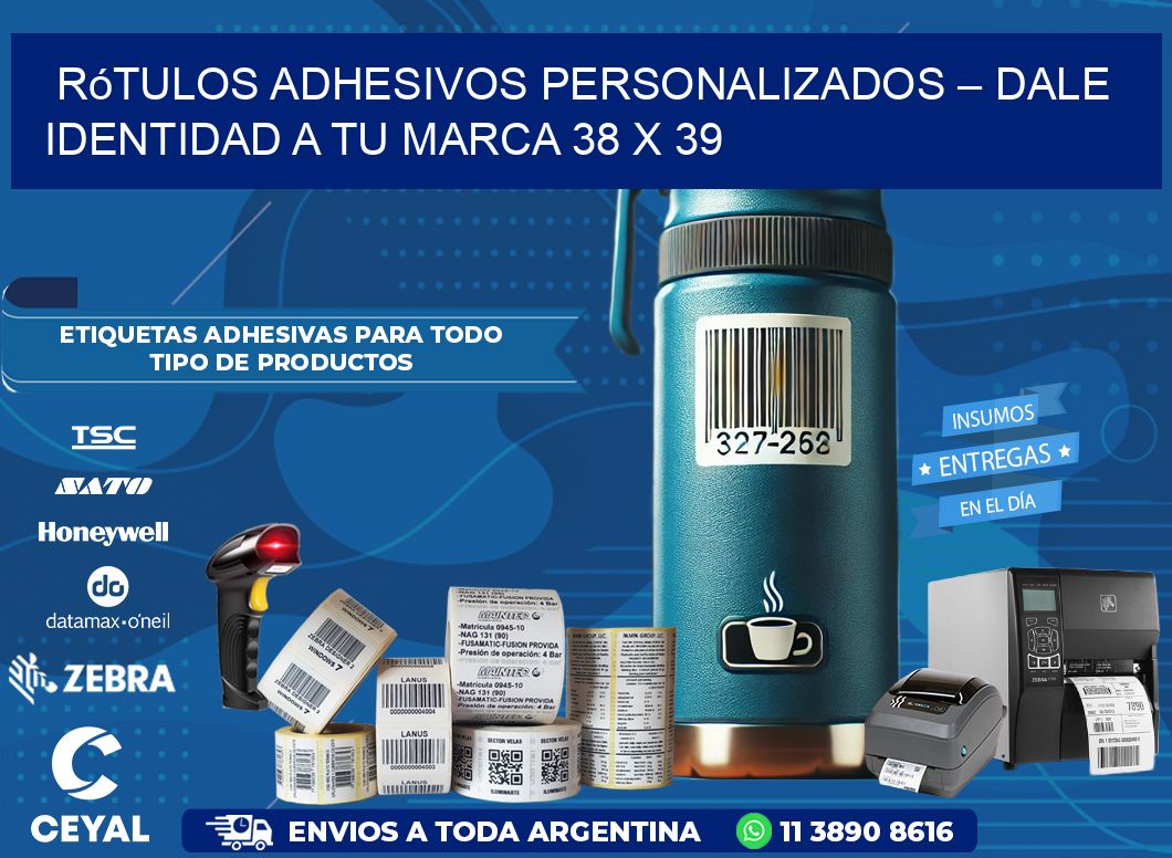 Rótulos Adhesivos Personalizados – Dale Identidad a Tu Marca 38 x 39