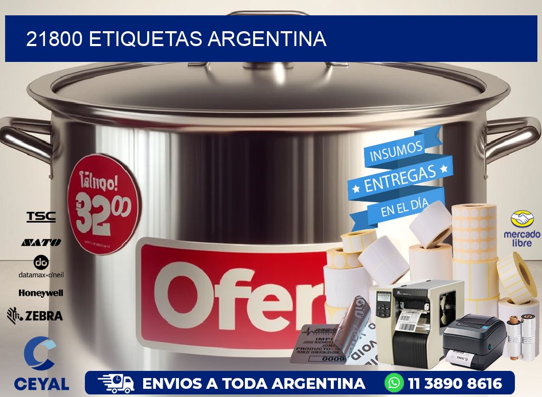 21800 ETIQUETAS ARGENTINA