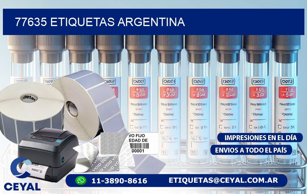 77635 ETIQUETAS ARGENTINA