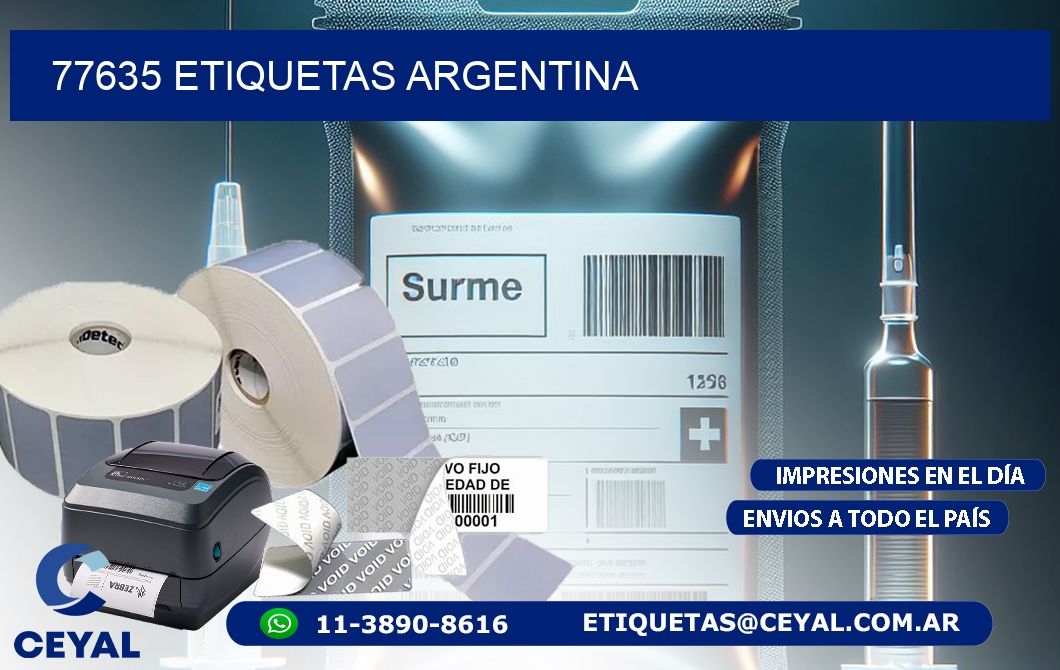 77635 ETIQUETAS ARGENTINA