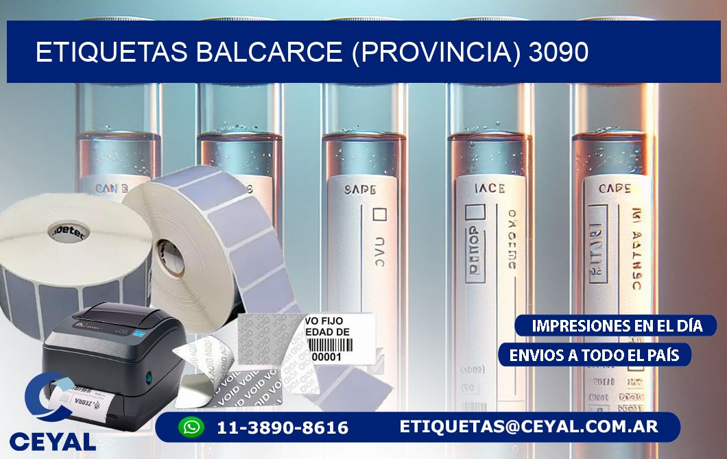 ETIQUETAS BALCARCE (PROVINCIA) 3090