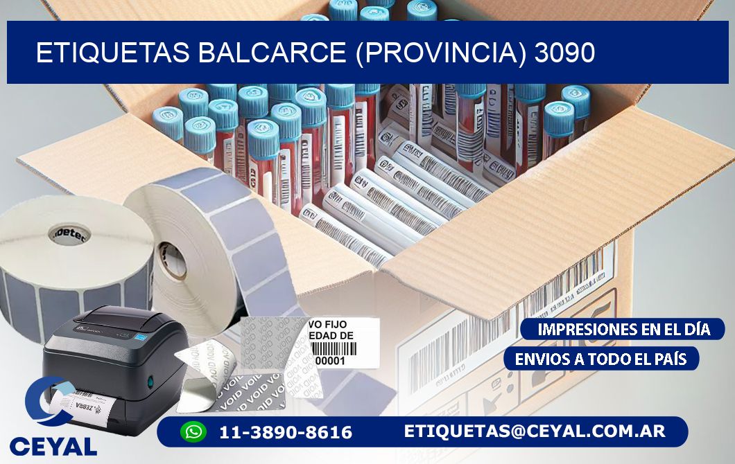 ETIQUETAS BALCARCE (PROVINCIA) 3090