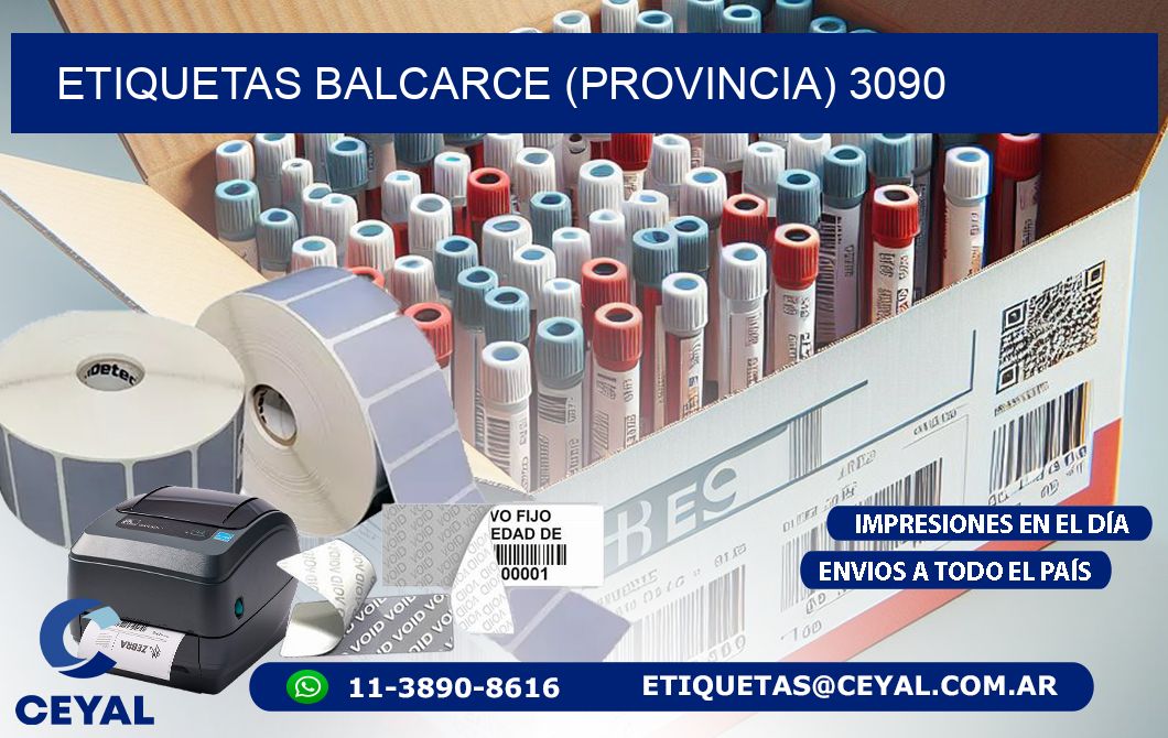 ETIQUETAS BALCARCE (PROVINCIA) 3090