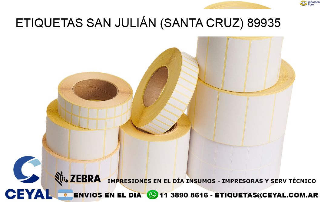 ETIQUETAS SAN JULIÁN (SANTA CRUZ) 89935