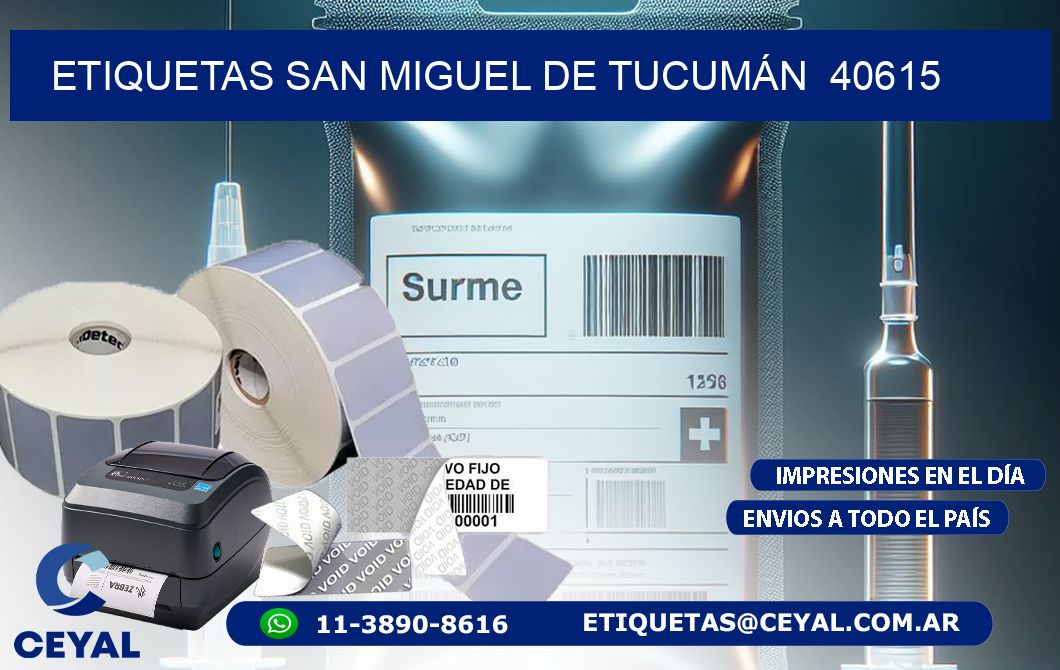 ETIQUETAS SAN MIGUEL DE TUCUMÁN  40615